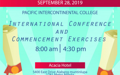 Welcome to International Conference and Commencement Ceremony