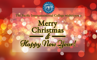 This is the season to wish one onother JOY, LOVE and PEACE. Merry Christmas from PIC Students.