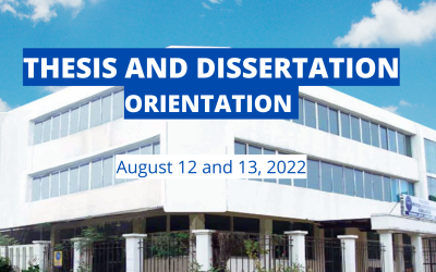 Comprehensive Exam Orientation (2ND BATCH)